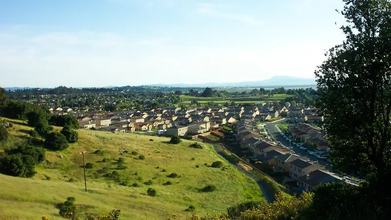 American Canyon residential hills.